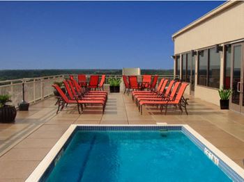 Rooftop sundeck with cocktail pool*